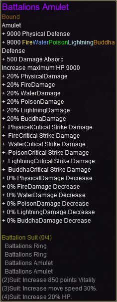 Battalions Amulet