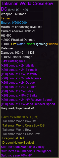 Talisman World CrossBow DS