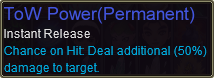 ToW Power(Permanent)