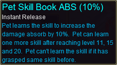 Pet Skill Book (ABS)