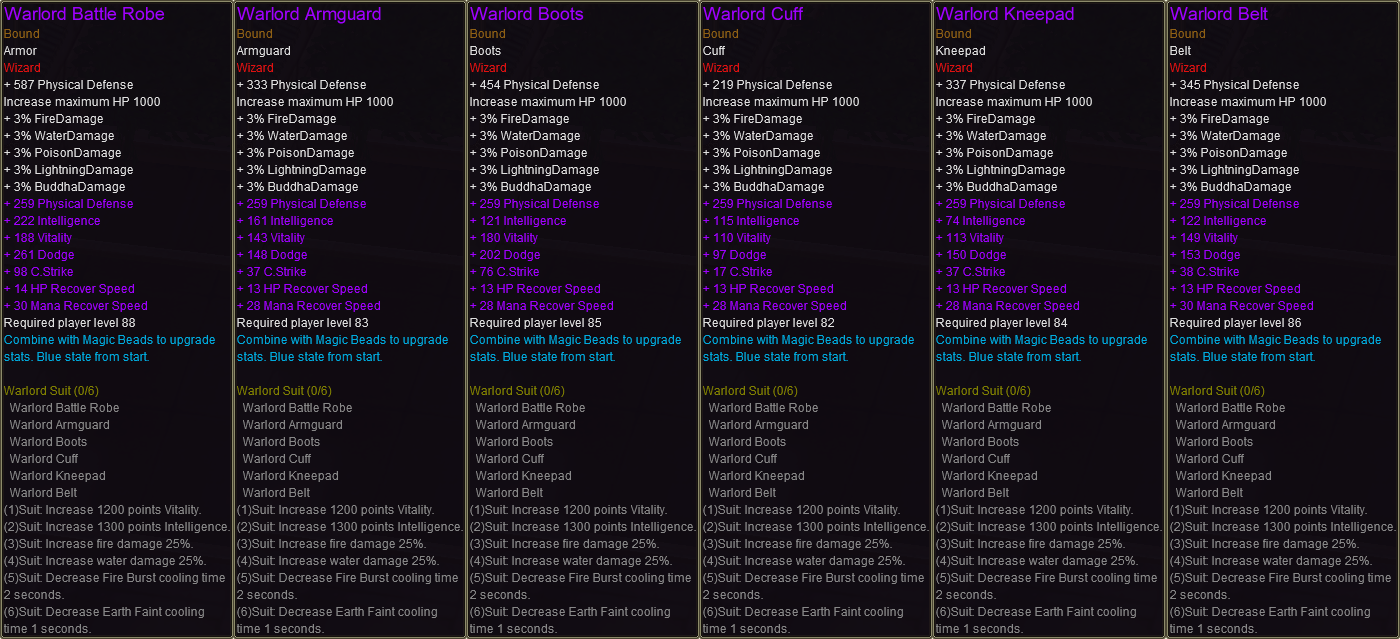 Warlord Set
